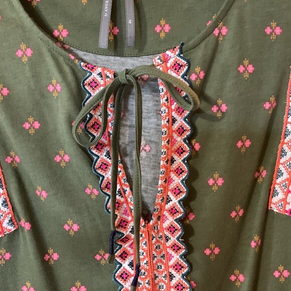 NWOT Anthropologie cap sleeve top XL - Picture 4 of 7